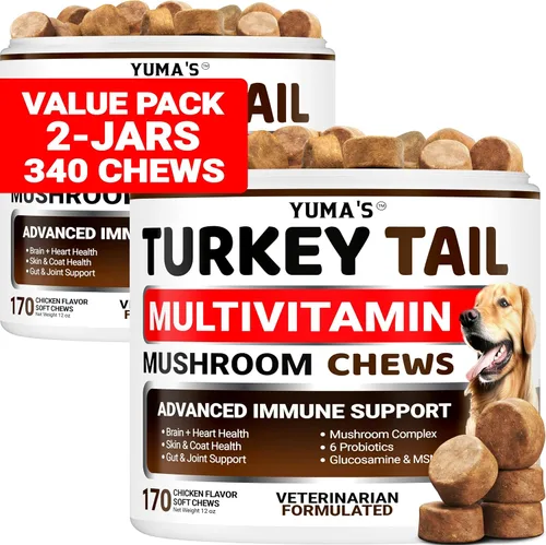 Vista 10 de Golosinas multivitamínicas para gatos - Vitaminas y suplementos para gatos - Taurina y lisina para gatos - Omega-3, glucosamina, arándano - Apoyo