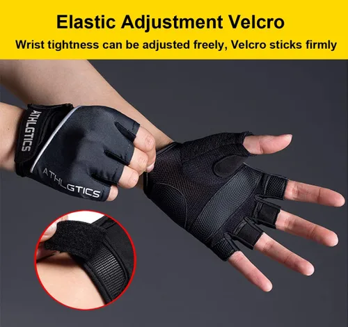 Vista 4 de SUJAYU Guantes de entrenamiento para mujeres y hombres, guantes de gimnasio para entrenamiento y fitness