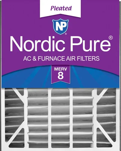Vista 33 de Nordic Pure 20 x 25 x 5 (tamaño real: 19 3/4 x 24 1/4 x 4 7/8) Filtro de aire Air Bear Merv 8 de repuesto para reducción de olores de carbono puro