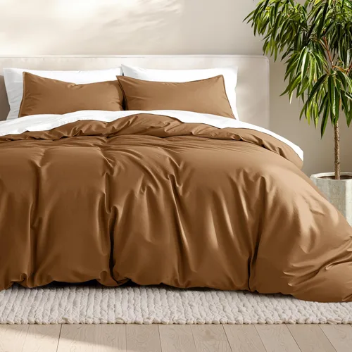 Vista 18 de Bare Home - Funda de edredón de ropa de cama extra larga - Colección premium de 1800 hilos súper suave - Funda de edredón ligera y fresca - Ropa