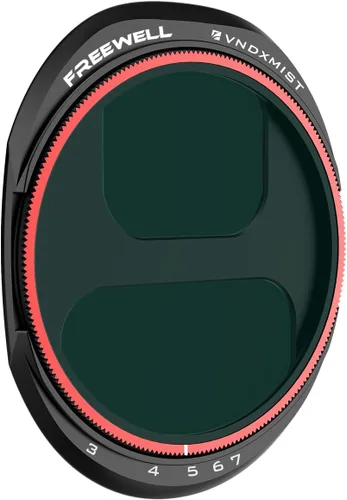 Vista 2 de Freewell VND 3-7 Filtro ND variable de parada para DJI Mavic 4 Pro Control de exposición ajustable