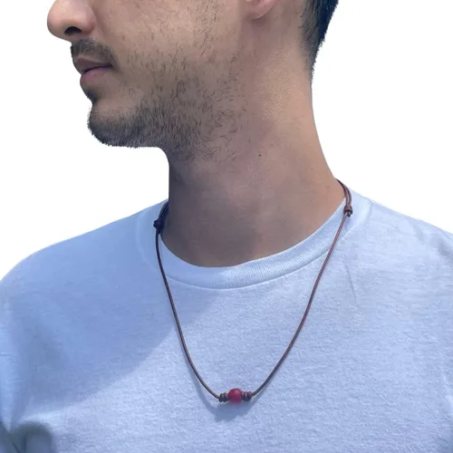 Vista 5 de Collar de cristal marino surfista para hombre, impermeable, joyería hawaiana, vibraciones hawaianas, gargantilla linda para mujer, accesorios