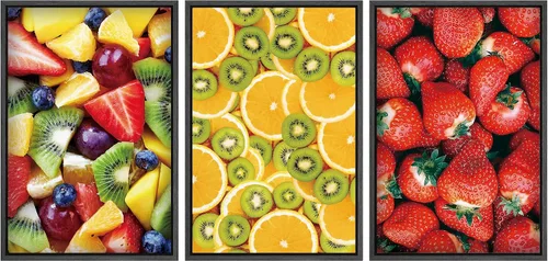 Vista 119 de wall26 Lienzo enmarcado para pared, juego de arte de hierbas, verduras y condimentos en madera, alimentos, fotografía cultural, realismo, paisaje