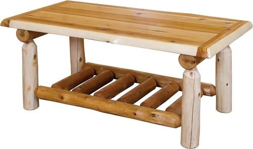 Vista 3 de Furniture Barn USA Mesa de centro Aspen Log