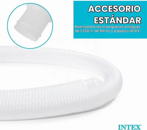 Vista 4 de Intex Manguera de repuesto para bomba de piscina de 1.25 pulgadas