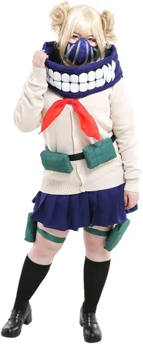 Vista 6 de miccostumes Conjunto completo de disfraz de anime JK para mujer, uniforme escolar, cosplay