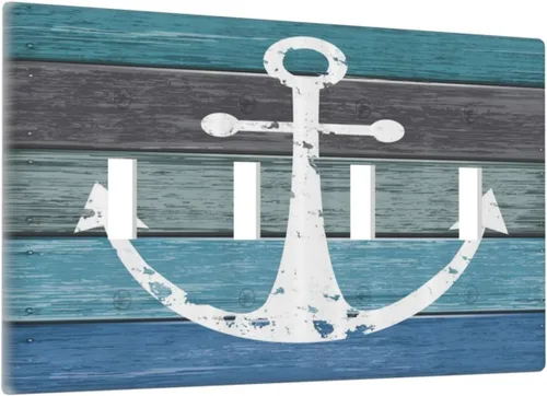 Vista 13 de Cubiertas decorativas para placa de interruptor, bandera estadounidense, receptáculo de 1 banda, placa de pared dúplex, cubierta de interruptor