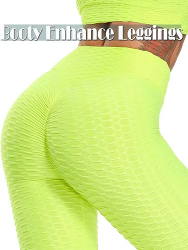 Vista 121 de SEASUM - Pantalones de yoga de cintura alta para mujer, con control de abdomen y realce de glúteos, leggings favorecedores para entrenar y correr