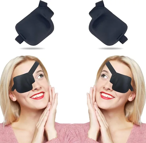 Vista 10 de Parche para ojos 3D, parches médicos para adultos y niños, parches para ojos perezosos para ambliopía 3D para ojo izquierdo