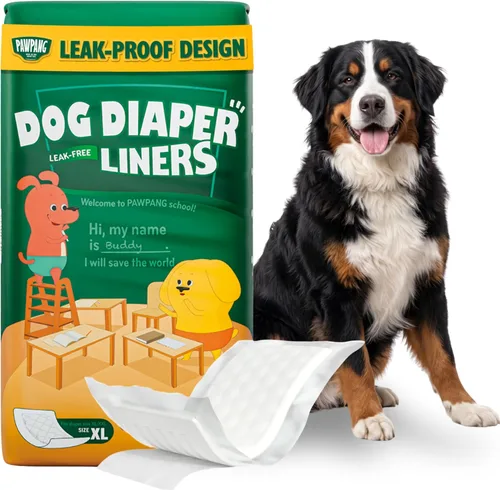 Vista 14 de PAWPANG Forros de pañales para perros, almohadillas elevadoras para perros