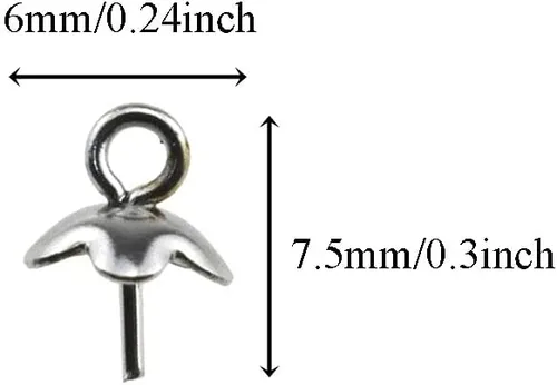 Vista 2 de Clavijas de tornillo de ojo de 0.295 in de diámetro, parte superior elegante para evitar rayones, hilos resistentes, fácil conexión, conector