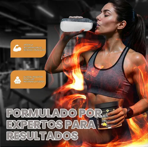 Vista 5 de MMA Nutrition HRDWRK Electrolytes Powder, Magnesium & Potassium Sugar-Free