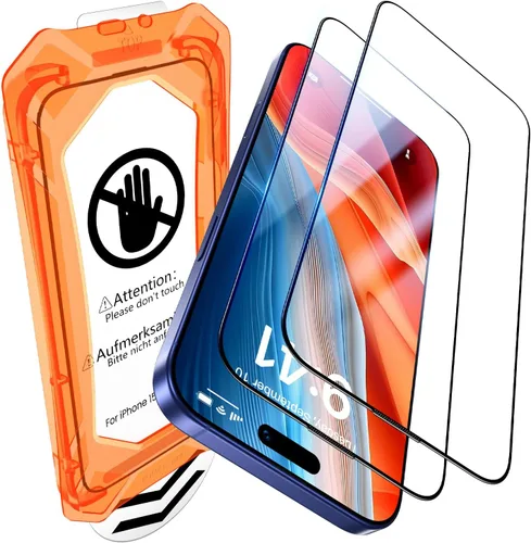 Vista 13 de UniqueMe - Protector de pantalla con filtro de privacidad para iPhone 12 Pro Max - [Resistente a roturas de grado militar y dureza 9H+] Protector