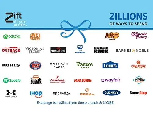 Vista 4 de Zift Zillions eGift Card