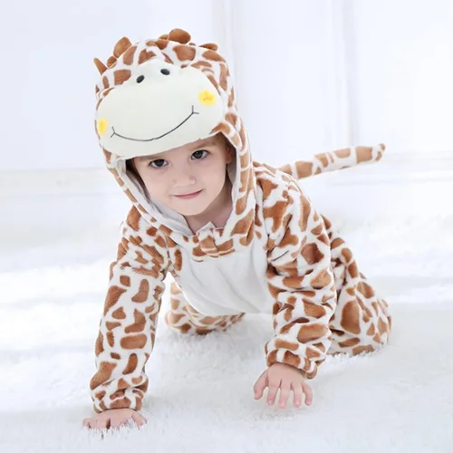 Vista 4 de TONWHAR - Disfraz de Halloween para niños para cosplay de animales para la nieve