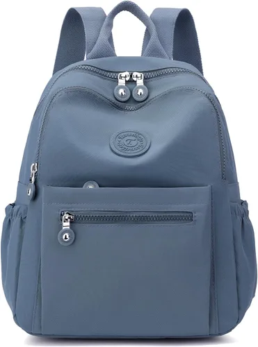 Vista 48 de Tanweibago Mini mochilas de nailon para mujer, mochilas pequeñas de 11L para mujer, mochila ligera casual para mujer, mochila de viaje de compras