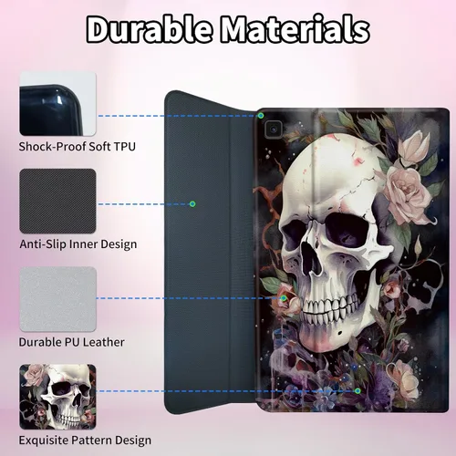 Vista 6 de Funda para Samsung Galaxy Tab S6 Lite 2022/2020 Teclado inalámbrico desmontable y cubierta de cuero PU Funda protectora para tableta para Samsung