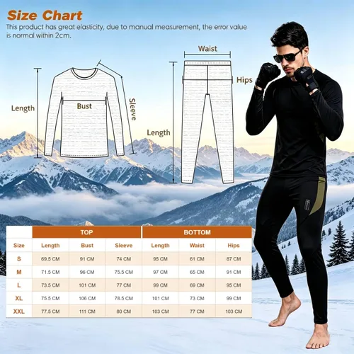 Vista 5 de WINDCHASER Conjunto de ropa interior térmica para hombre, equipo de caza para deportes de invierno, pantalones largos, capa base, parte inferior