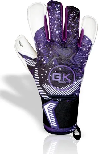 Vista 6 de GK Saver Guantes de portero de fútbol Modesty Guantes de portero profesionales, talla 6 a 11, guantes salvadores extraíbles