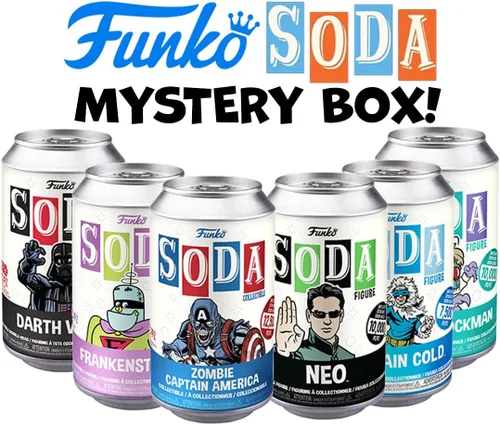 Vista 4 de Funko Juego de iniciación misterioso de soda de vinilo (caja de 6)