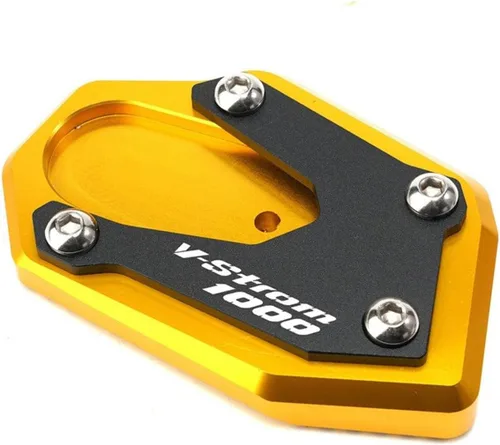 Vista 6 de Para Suzuki para V-Strom 1000 2014-2019 para Vstrom 1000XT para V-Strom 1050 Xt 2020 2021 2022 placa de soporte de pie soporte lateral placa de 1000