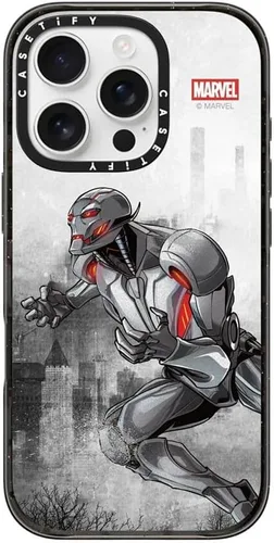 Vista 12 de CASETiFY Funda para iPhone Air, compatible con MagSafe Marvel VS CoLab Protección contra caídas de grado militar 4x de 8.2 pies Funda Capitán