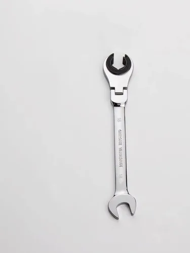 Vista 8 de FLZOSPER Llave de tubo SAE Fix de 1/2 pulgada, llave de engranajes de cabeza flexible, llave combinada de trinquete