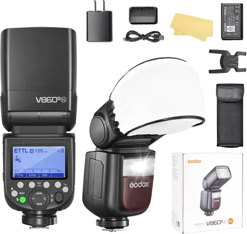 Vista 9 de Godox V860III-C Flash para cámara Canon TTL Flash 76Ws 2600mAh