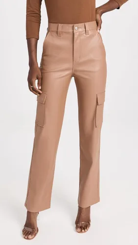 Vista 2 de Pantalones cargo de piel sintética Cassie para mujer