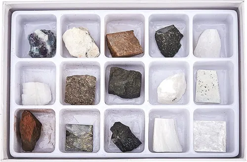 Vista 2 de Kit de ciencia de minerales STEM para niños Geología Muestra de roca para jóvenes geólogos