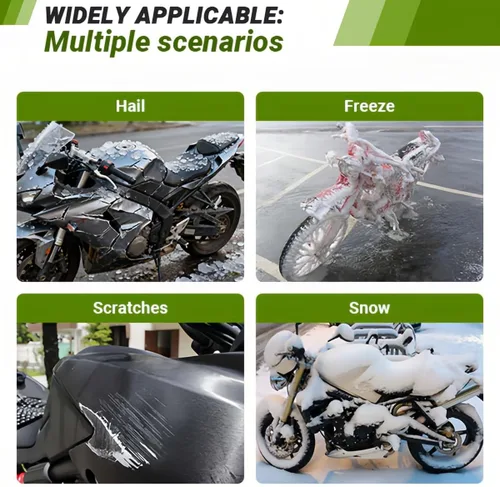 Vista 5 de Hail Protector Motorcycle Cover for Yamaha FZ1, Heavy-Duty Motorbike rain Covers Keep Vehicle Clean ，Scratch-Resistant Flame-Retardant Snow-Proof