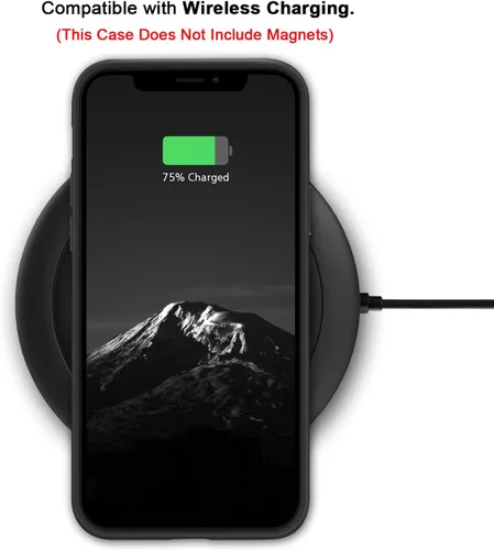 Vista 6 de TENDLIN Compatible con iPhone 12 Mini Funda de Grano de Madera con Textura de Fibra de Carbono Diseño de Cuero Híbrido Funda Negra