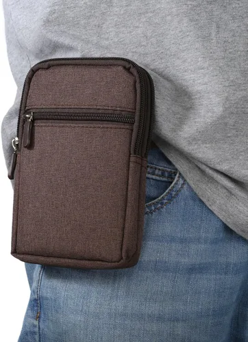 Vista 7 de ZORSOME Molle - Riñonera deportiva para Samsung Galaxy S25 S24 S23 S22 S21 S20 Ultra/Note 20 5G / Note20 Ultra S23 Plus y más, bolsa vertical