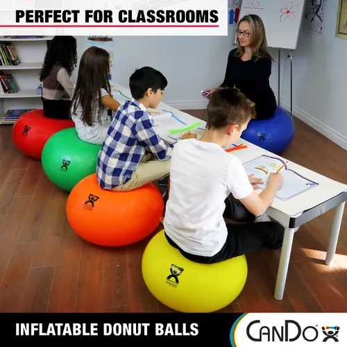 Vista 5 de Pelota en forma de dona Cando, 34 pulgadas de diámetro x 18 pulgadas de altura, 1