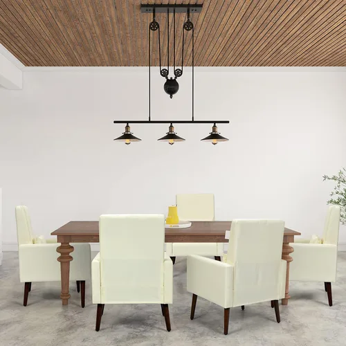 Vista 6 de S AFSTAR Silla mecedora tapizada de tela con respaldo alto con 2 tipos de patas sólidas y almohada, silla moderna de doble uso, sala de estar Beige