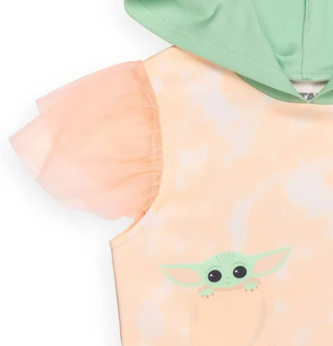 Vista 4 de STAR WARS Disfraz de cosplay de manga corta para niñas pequeñas a niños grandes