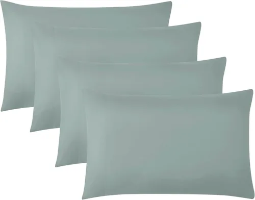 Vista 13 de Southshore Fine Linens® - Vilano® Springs - Par de fundas de almohada plisadas, color negro, estándar (Queen)