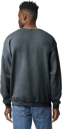 Vista 4 de Gildan Sudadera con Cuello Redondo de Forro Polar Unisex para Adultos, Estilo G18000, Paquete Múltiple