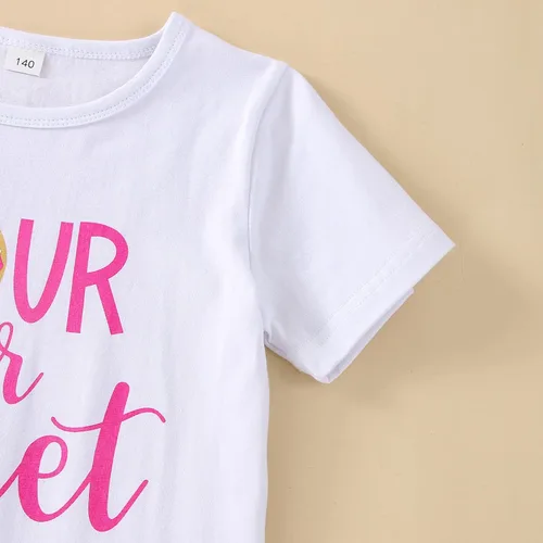 Vista 41 de Conjunto de ropa de cumpleaños para bebé niña pequeña, camiseta de manga larga, pantalones de campana, diadema