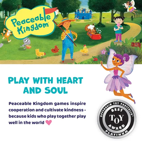 Vista 8 de Juego de hadas premio de juego cooperativo de lógica de Peaceable Kingdom y suerte para niños Enchanting matching game—collect fairy cards and