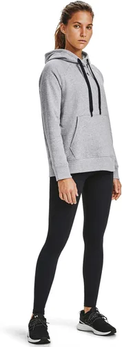 Vista 3 de Under Armour Rival - Sudadera con capucha para mujer, de vellón, sin botones