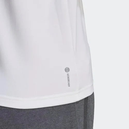 Vista 7 de adidas Camiseta de 3 rayas para mujer, talla grande, Aeroready Training Essentials