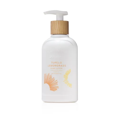 Vista 5 de Thymes Loción para manos con bomba plateada - 8.25 Fl Oz - Aqua Corallina