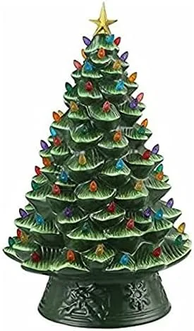 Vista 3 de Árbol de Navidad de cerámica