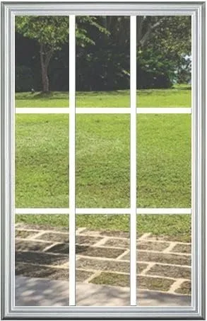 Vista 7 de 20 x 36 Inserto de vidrio transparente para puerta de entrada (1 Lite Low E)