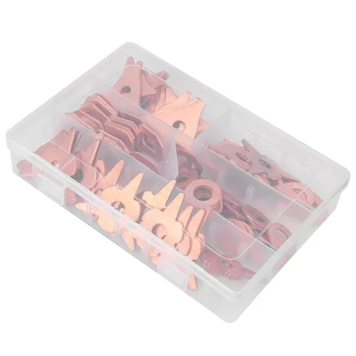 Vista 2 de 110 anillos extractores de abolladuras, triángulo OT redondo para reparación de soldadura de chapa automotriz, triangular/nuevo triangular/redondo