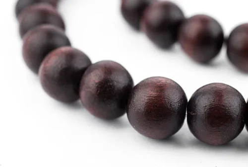 Vista 170 de TheBeadChest: cuentas de madera redondas naturales de 0.315 pulgadas, cuentas de madera sueltas espaciadoras para fabricar joyas, 4 tamaños