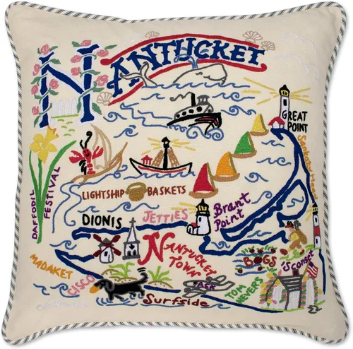 Vista 23 de Catstudio Portland (Oregon) - Almohada decorativa bordada