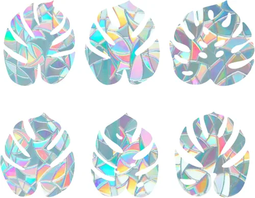 Vista 9 de GORGECRAFT Adhesivos de vidrio con diseño de mariposa para ventana, adhesivos 3D para atrapasoles no adhesivos, película de vinilo anticolisión