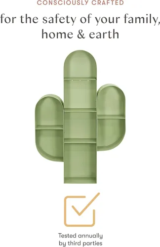 Vista 6 de Babyletto Estantería Cactus en verde salvia